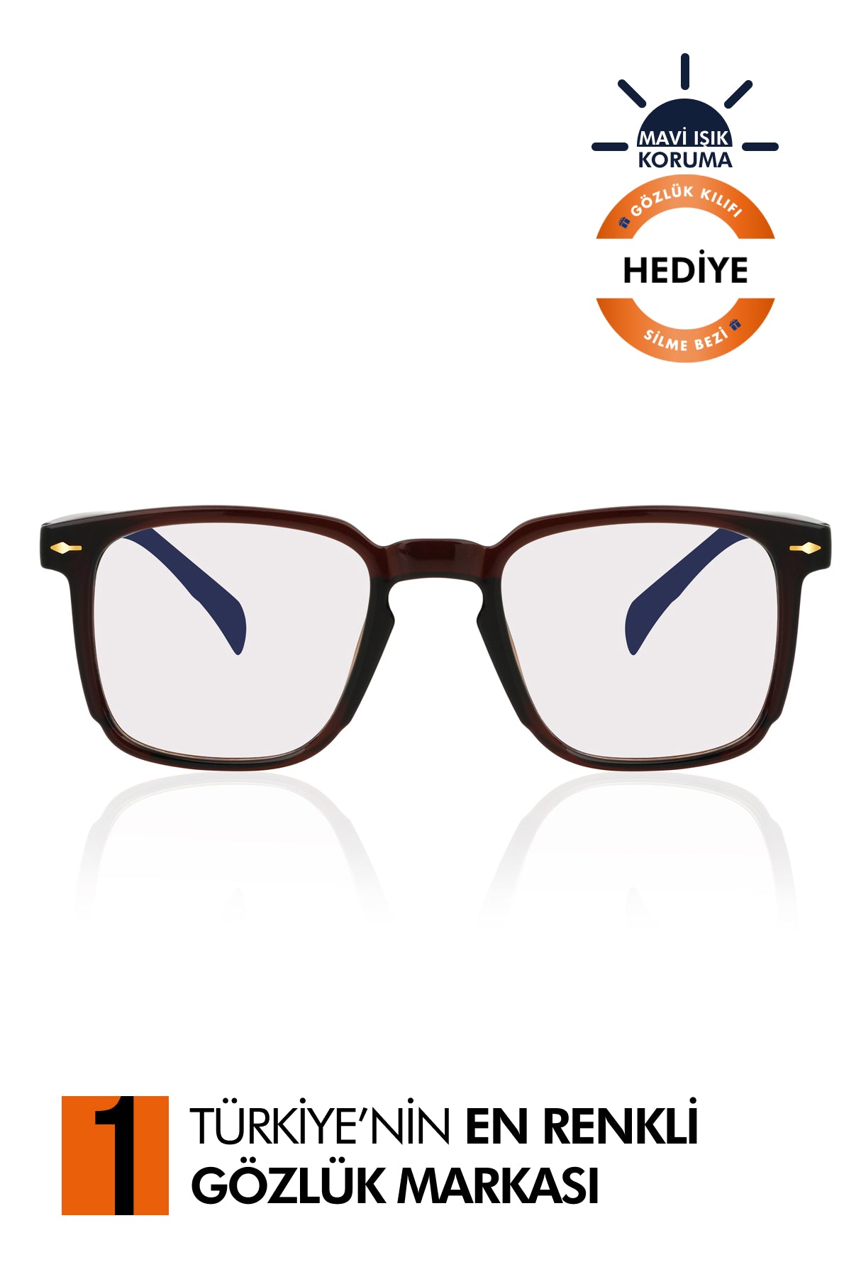 Casale Unisex Mavi Işık Korumalı Gözlük
