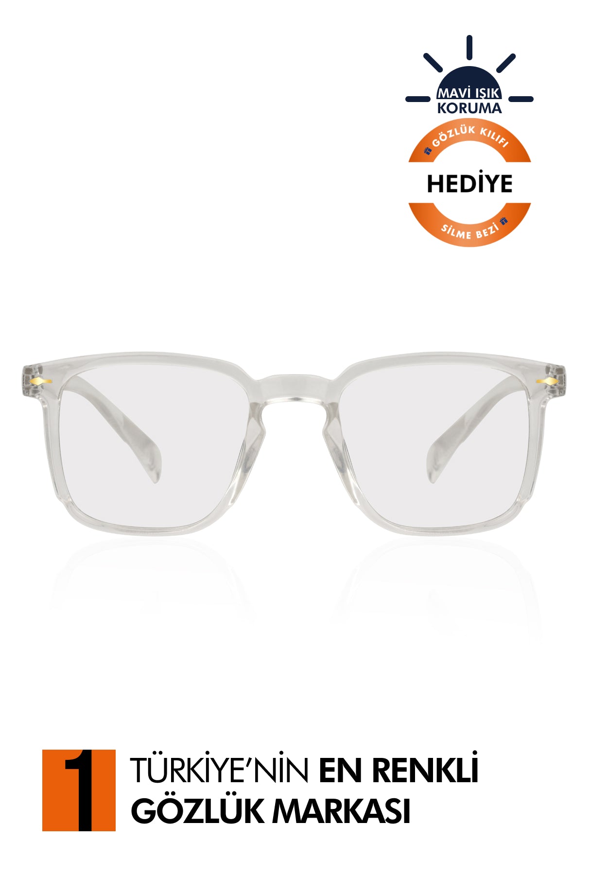 Casale Unisex Mavi Işık Korumalı Gözlük